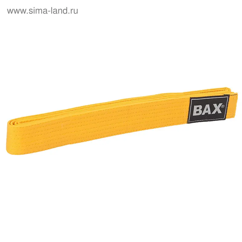 Пояс для каратэ BAX 280см, желтый