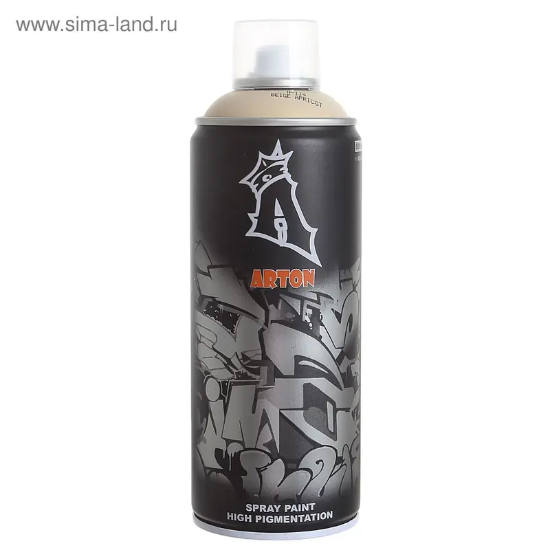 Аэрозоль матовая "ARTON" N-114 Beige Apricot 400 мл