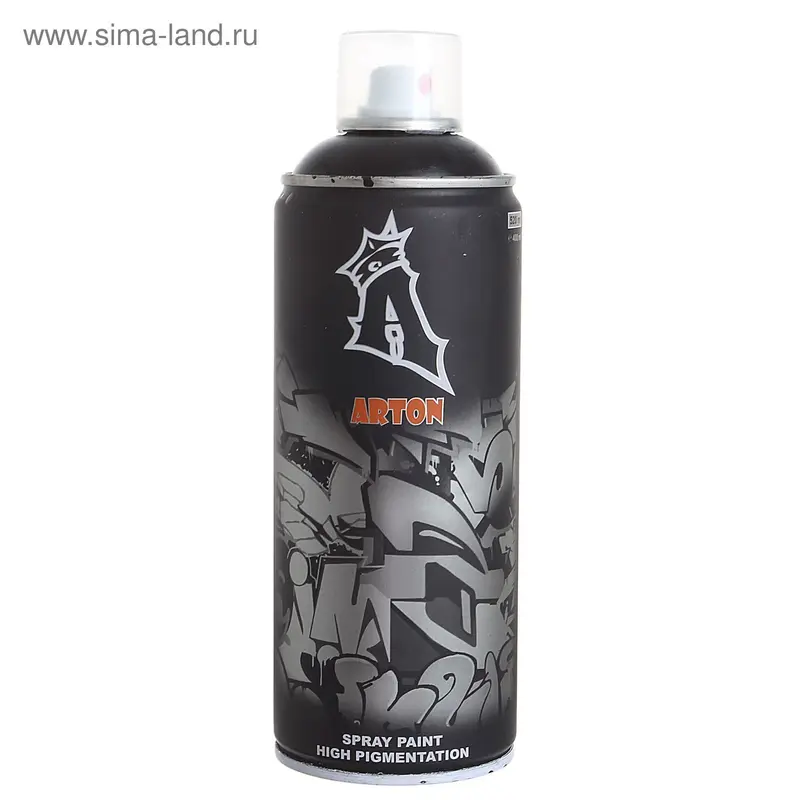 Аэрозоль матовая "ARTON" R-9011 Black 400 мл
