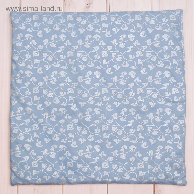 Подушка для мальчика, размер 38*38 см, цвет голубой 12-315 Тм