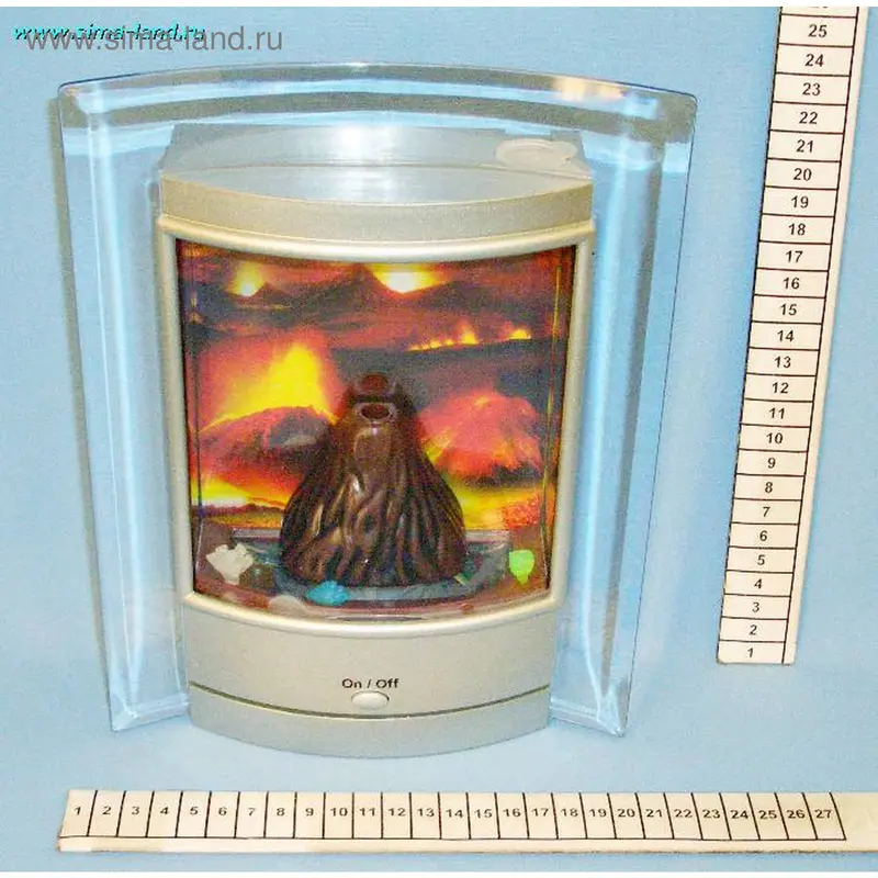 светильник вода вулкан 25*19*7 см box 12 min 1