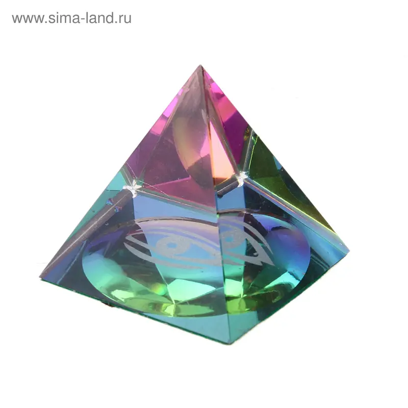 стекло пирамида глаз 5 см