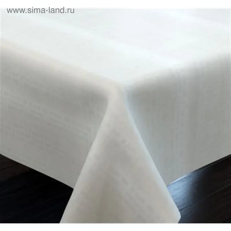 Скатерть круглая, диаметр 140 см, ПВХ Silk 1840501