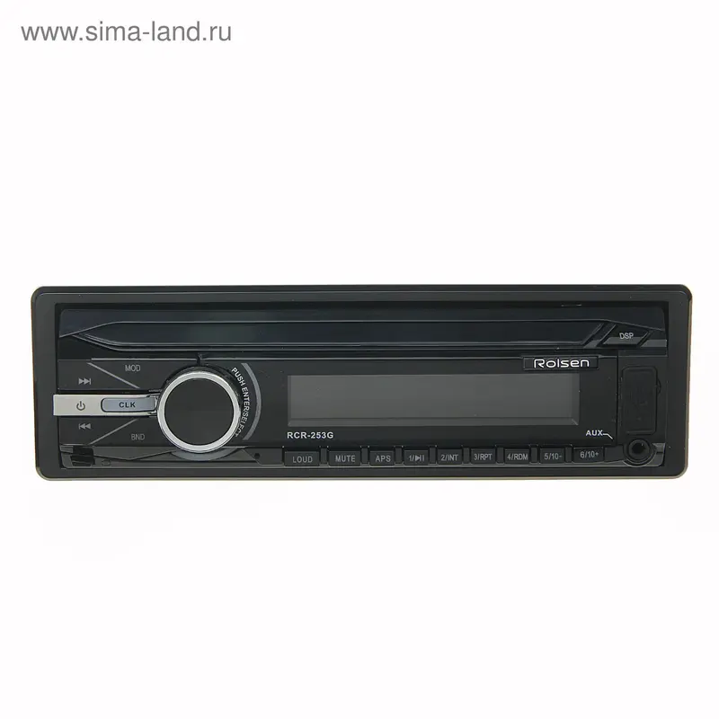 Автомагнитола Rolsen RCR-253G, USB/SD, MP3/WMA