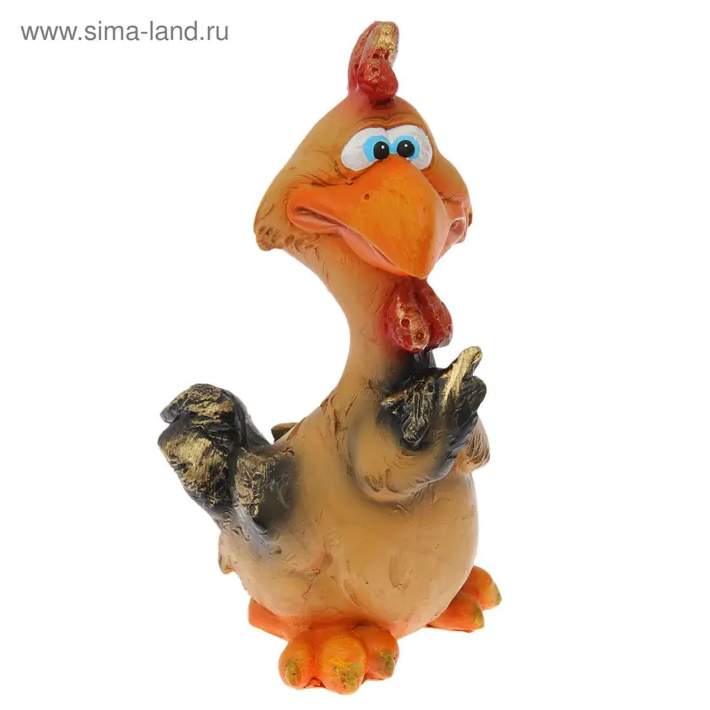 Копилка "Петушок забавный" 19см