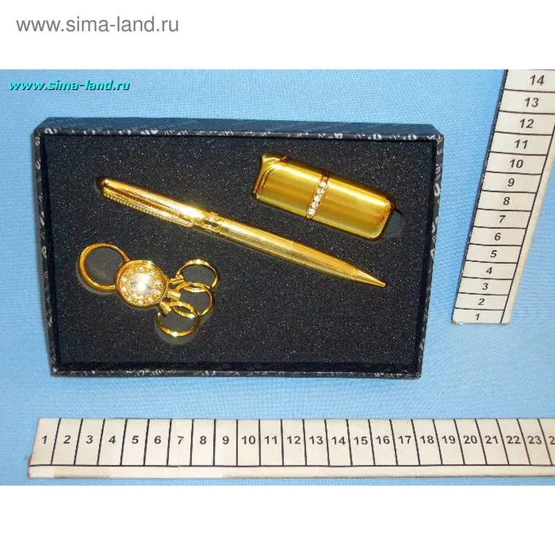 набор подарочный 3в1 DH-1135 17*11*3cм (5 шт) (бокс 100 шт)