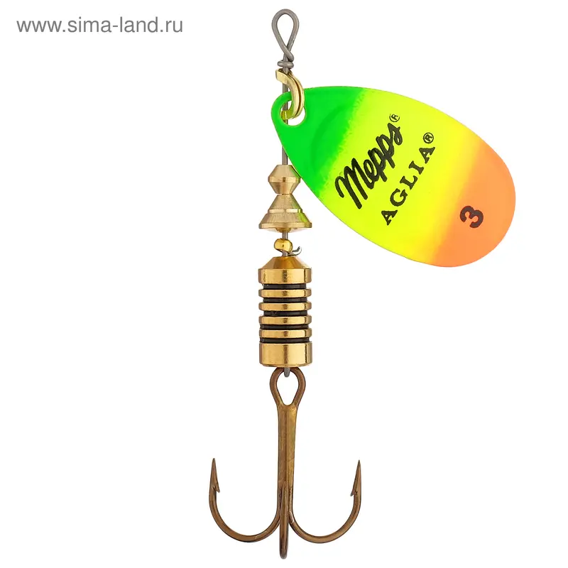 Блесна Mepps Aglia Fluo №3 Tiger, 6.5 г