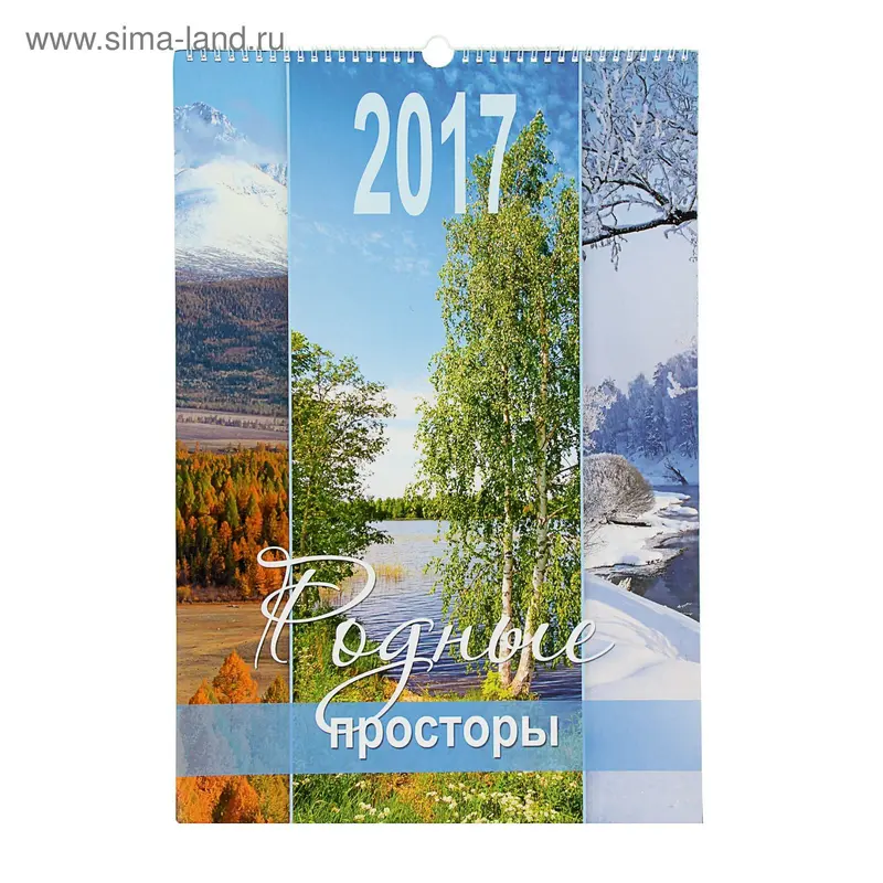 Календарь 325х480 2017 Родные просторы