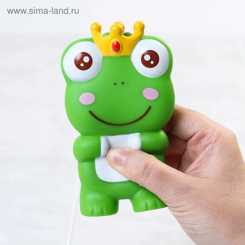 Игрушка для ванной «Царевна-лягушка» с пищалкой