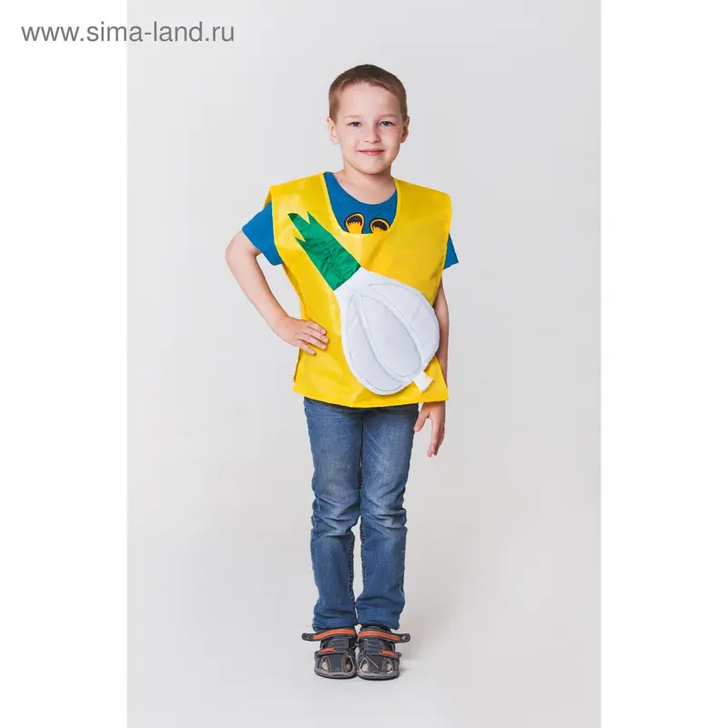 Карнавальный жилет "Чеснок", р-р 32-34, 5-10 лет