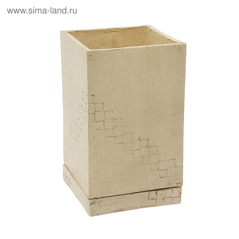 Кашпо "Куб-2", узор, 8 л