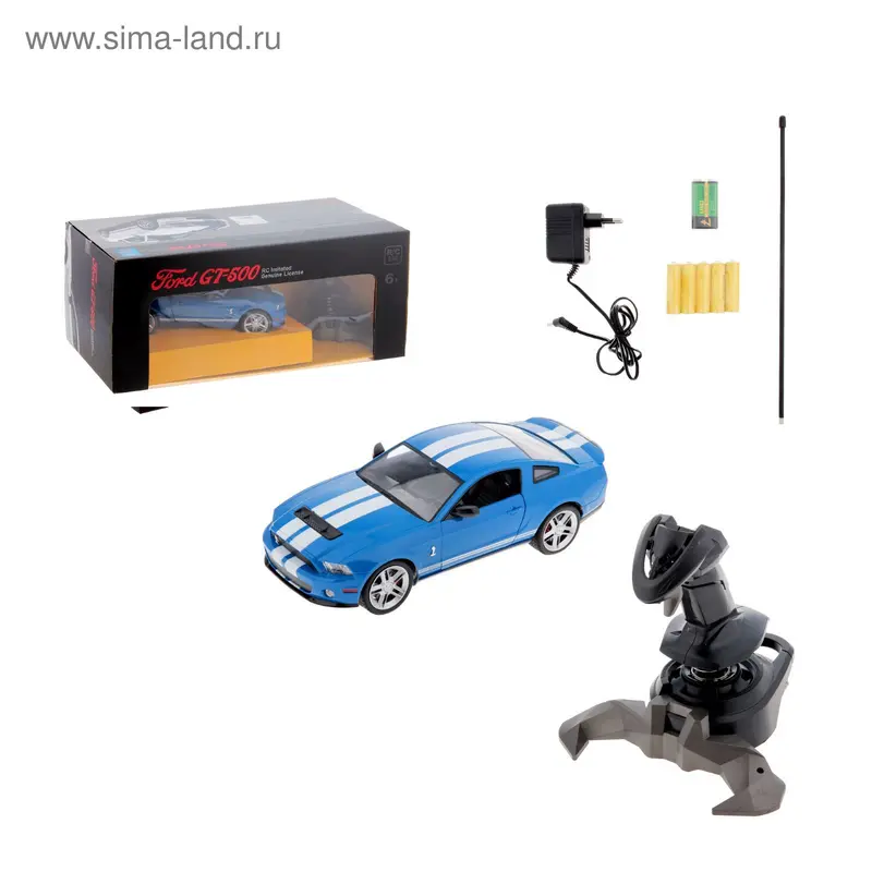 Машина на радиоуправлении Ford Mustang GT-500, масштаб 1:14, МИКС
