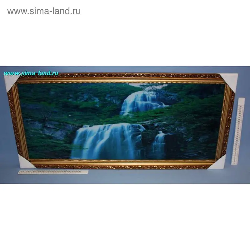картина 2270 свет/муз/эфф 44х94 водопад А030 (бокс 4 шт)