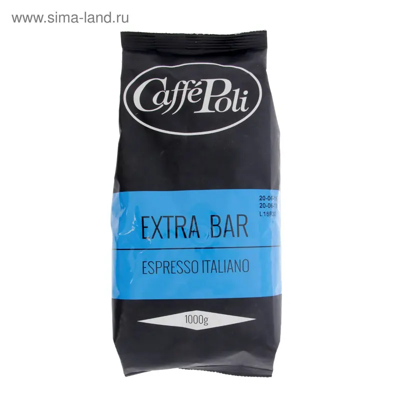 Кофе Poli Extra Bar, в зернах 1 кг