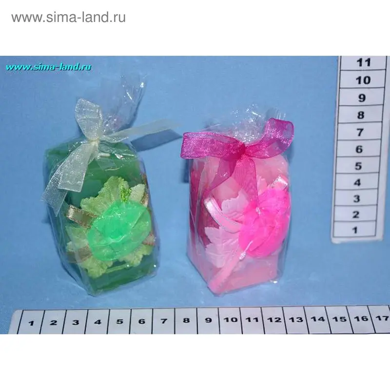 свеча воск с бантом 025h=7,5 (бокс 144 шт) мин 3 шт