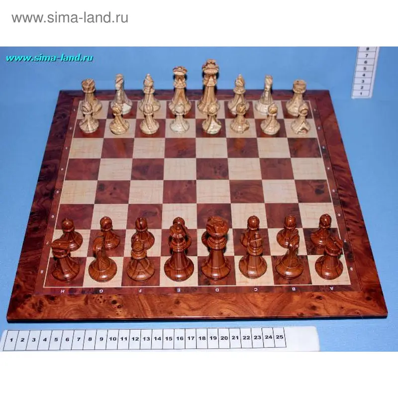 шахматы пластм магнит 2906 40*40*2 (корич) (бокс 12 шт)