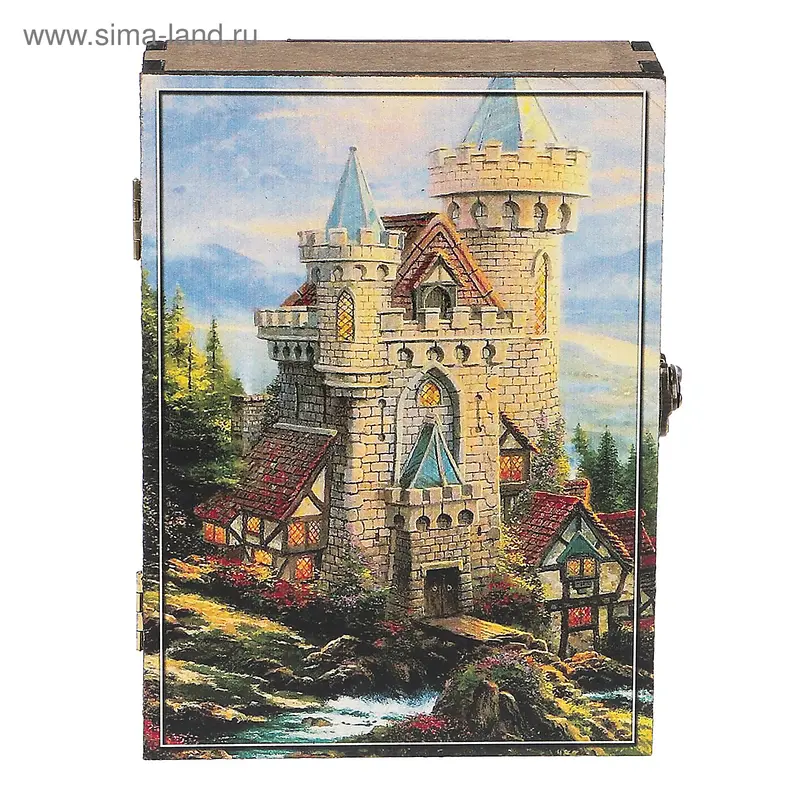 Ключница "Замок (акварель)" 15х21 см