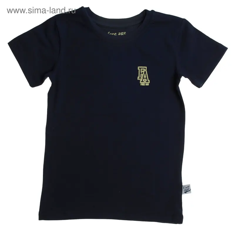 Футболка для мальчика, рост 110 см (60), цвет синий