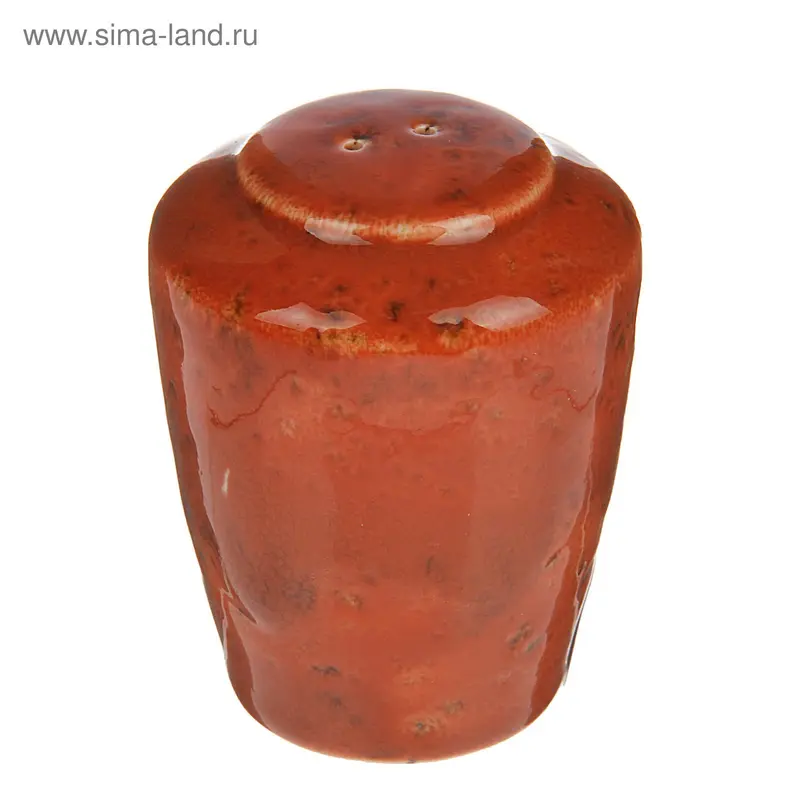Солонка d=5,7 см h=7,4 см «Крафт», цвет терракот