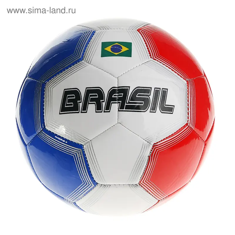 Мяч футбольный "BRASIL", 3 слоя, р. 5