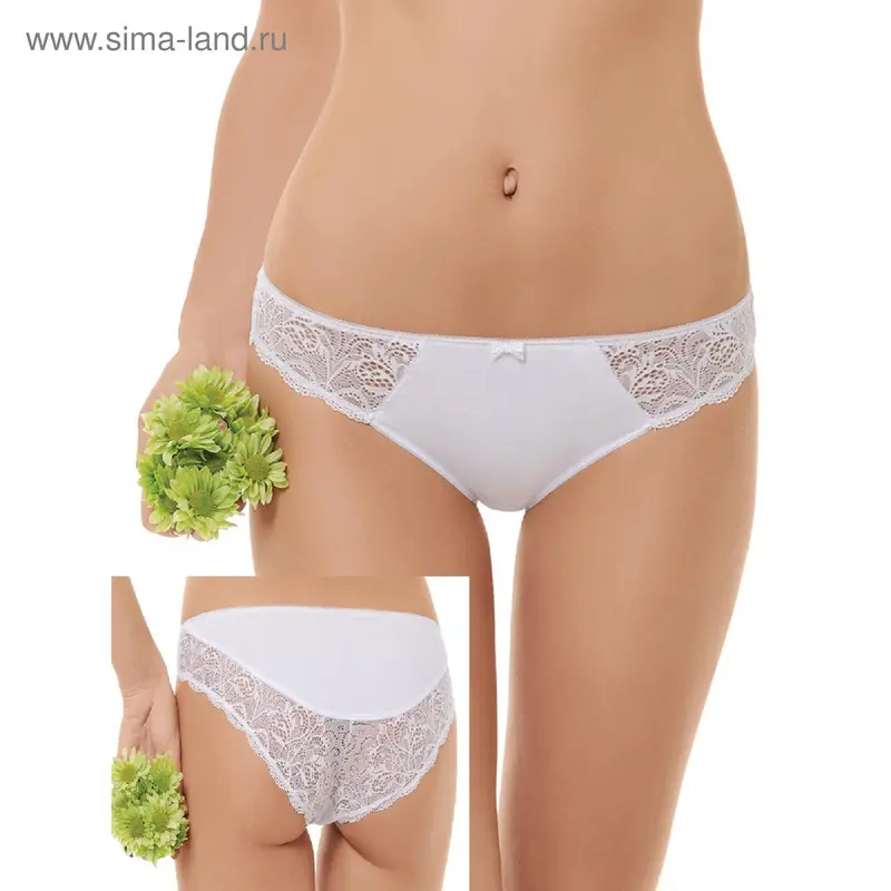 Трусы женские слипы Vanessa EC0339 blanc, р-р 5 (48)