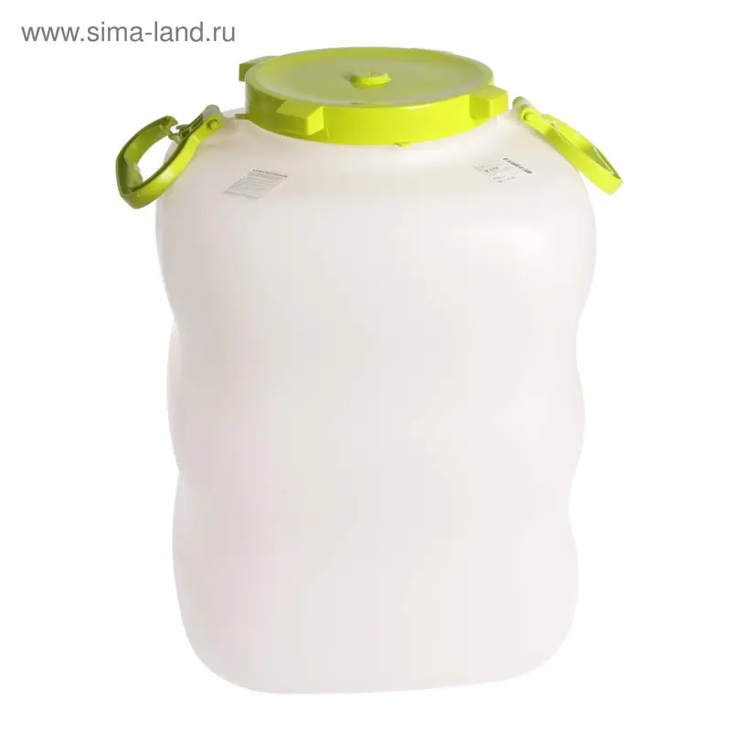 Фляга пищевая, 60 л, горловина 19 см, белая