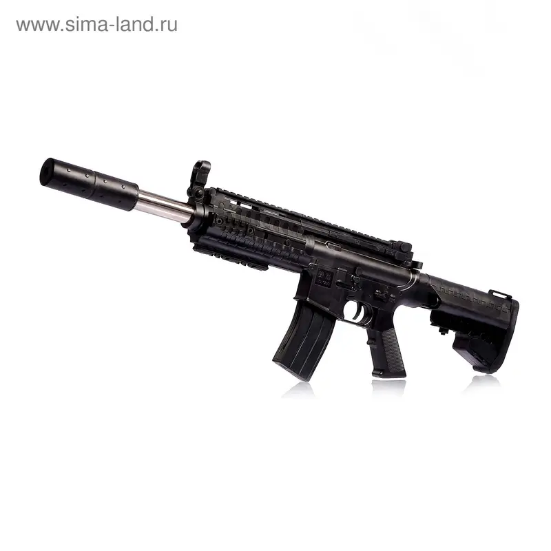 Автомат пневматический "М4А4", с лазером