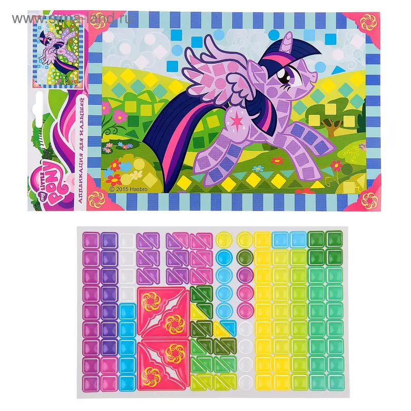 Набор для творчества My little pony "Мозаика для малышей" МИКС
