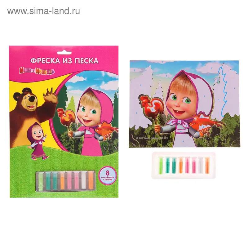 Набор для творчества "Маша и Медведь. Фреска" МИКС