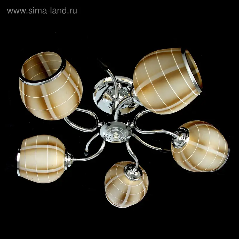Люстра "Овенте" 5 ламп (220V 15W E27)