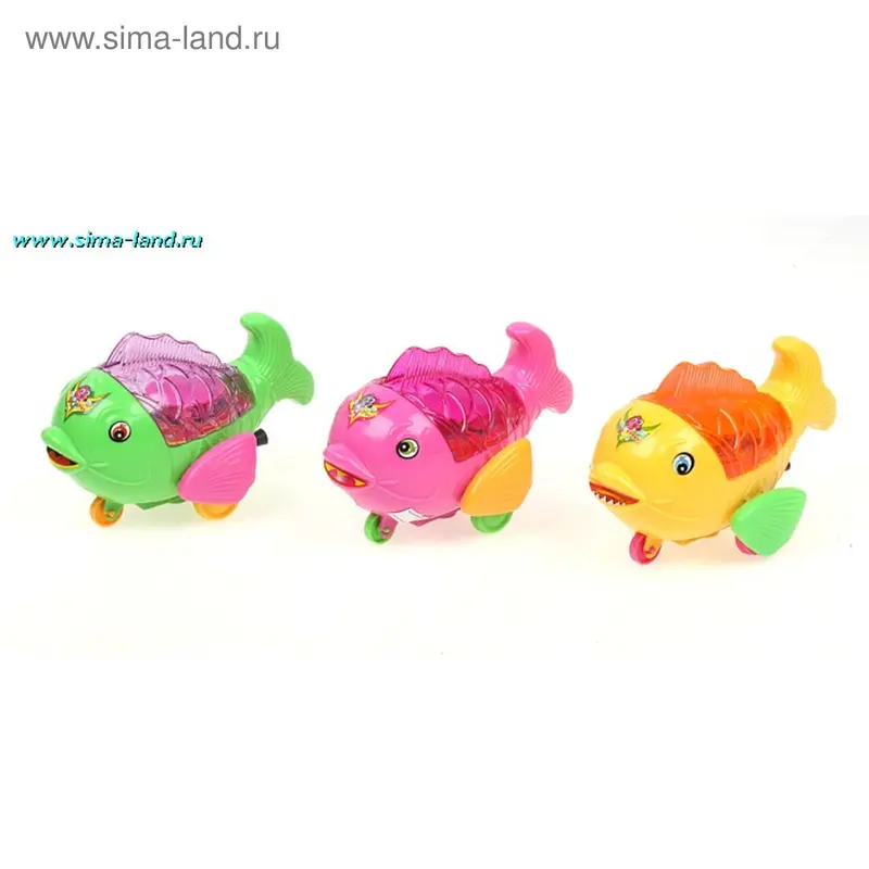 Игрушка заводная "Рыбка", в пакете