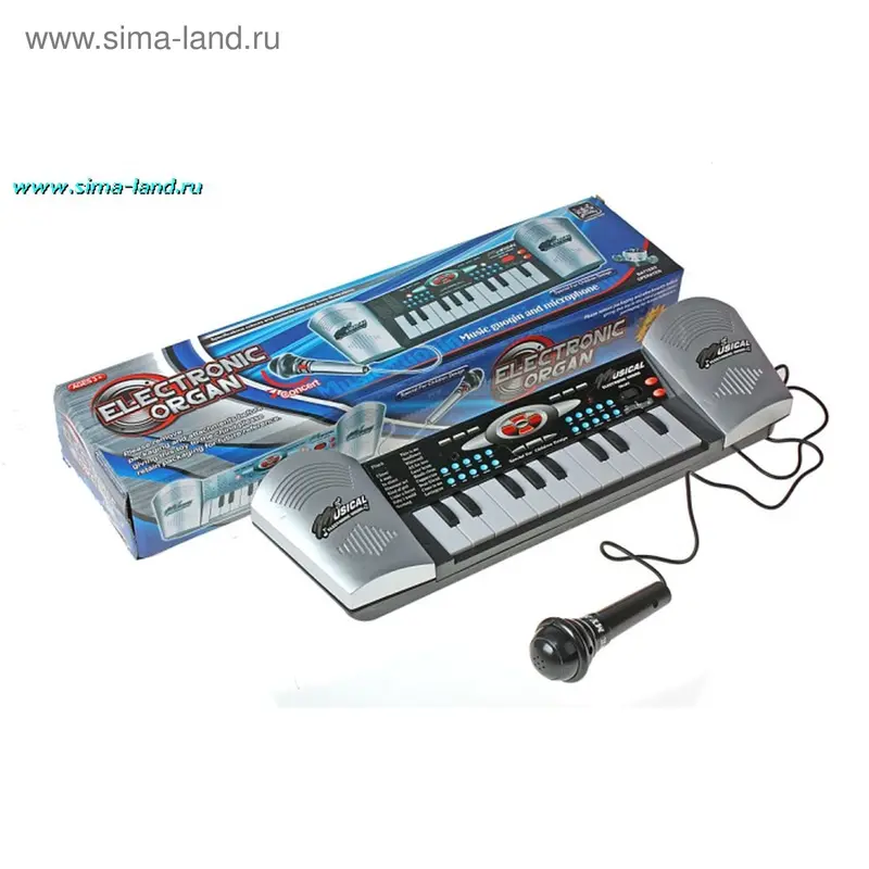 Музыкальная игрушка «Пианино» с микрофоном