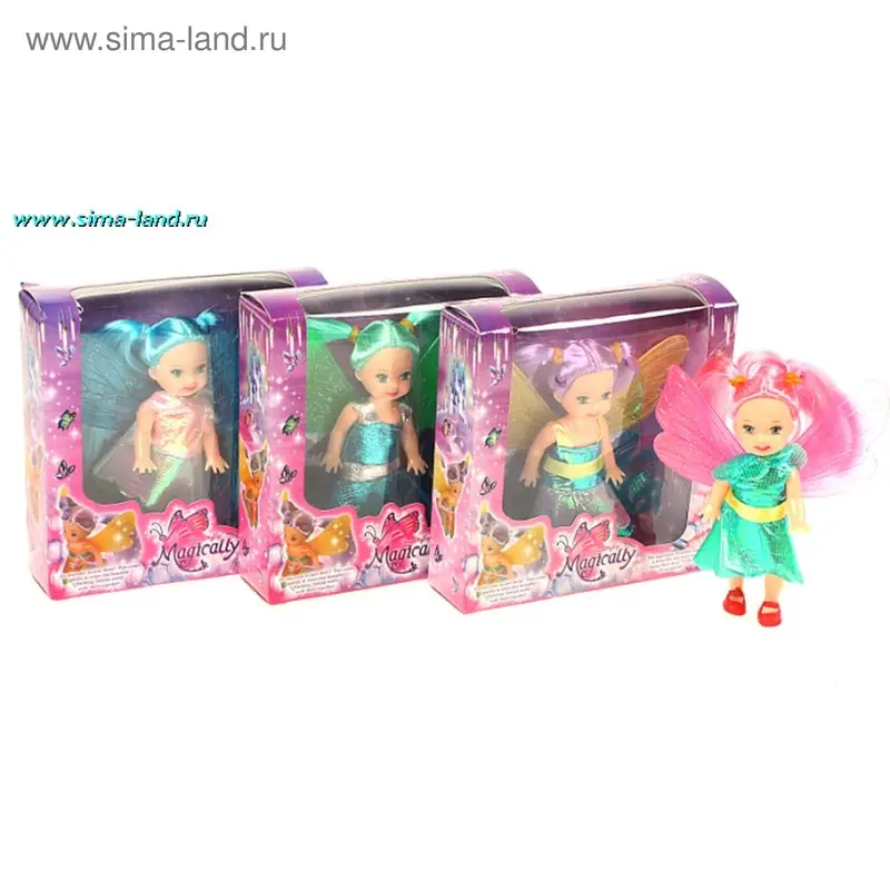 Кукла "Малышка фея", 4 вида, в коробке