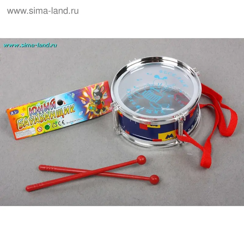 Игрушка музыкальная "Барабан", в пакете
