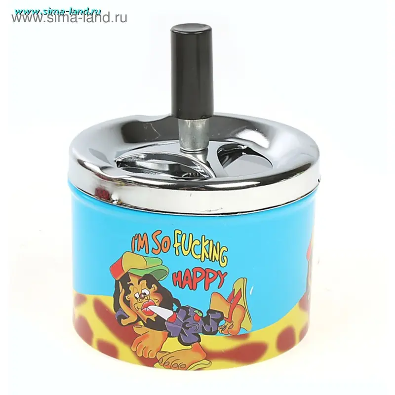 Пепельница бездымная "Курильщик с сигаретой", 9х12 см