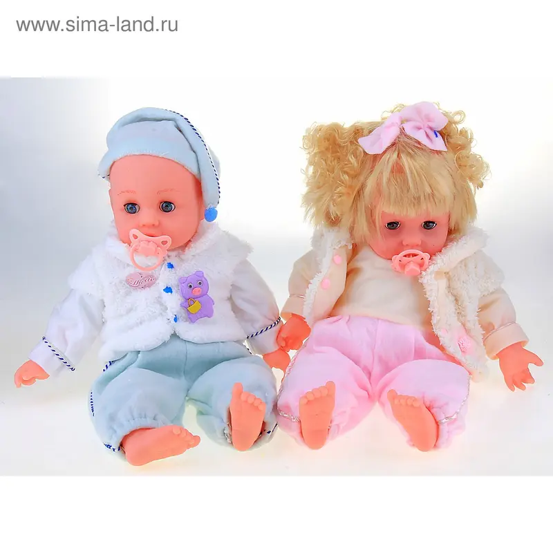 Пупс музыкальный, 2 вида, в сумке