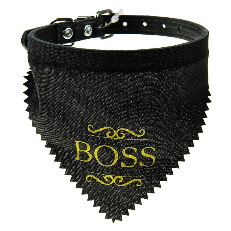 Ошейник с косынкой "Boss", 1,0 х 30 см