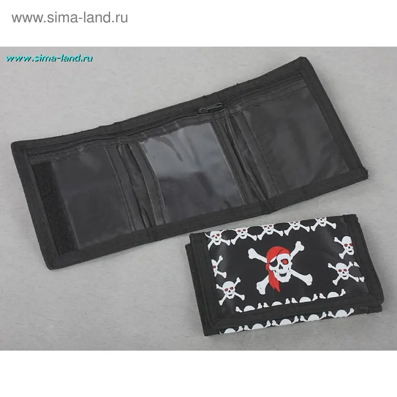 Кошелёк раскладной "Пират"