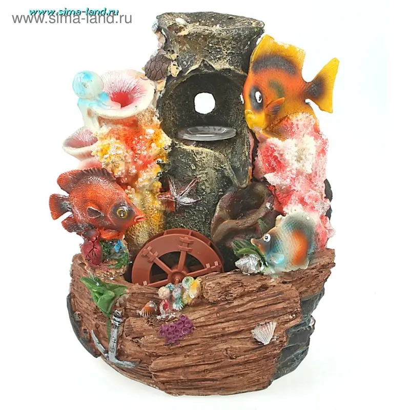 фонтан морской бриз 30*18 см коралл