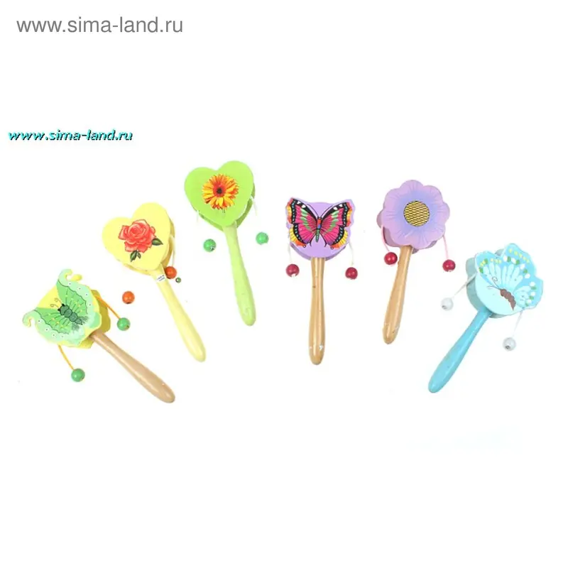 Игрушка музыкальная - колотушка "Звери", микс