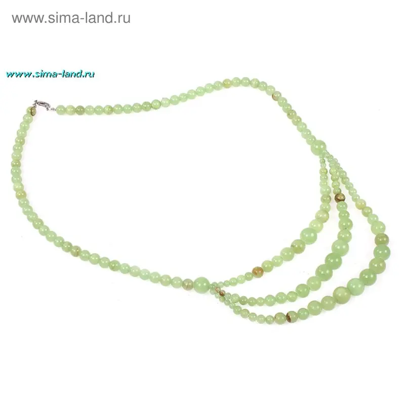 Бусы 3 яруса «Оникс» сударушка, 75 см