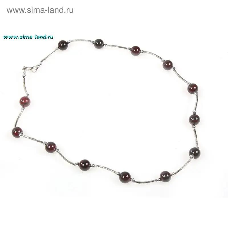 Бусы орбита мини «Гранат», 50см