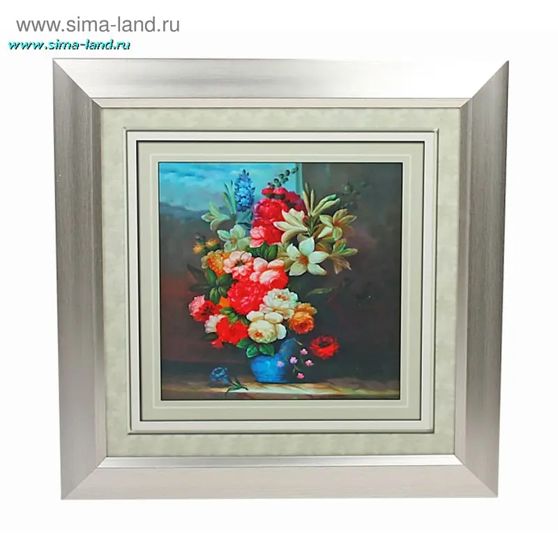 картина фото глянец 50*50 см букет