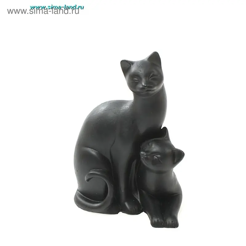 Фигура "Кот и кошка №1" 9х4х3см