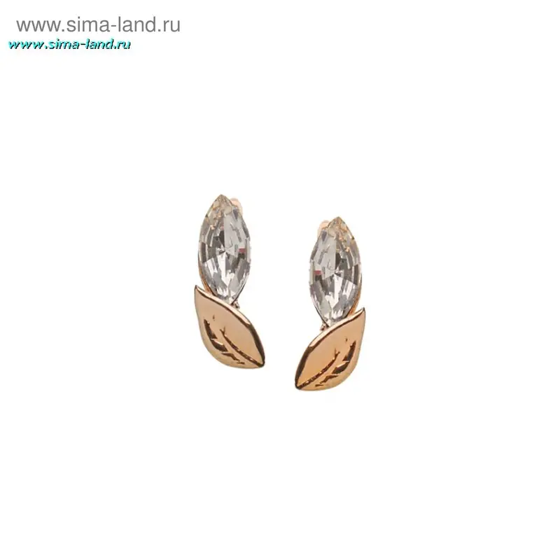 Серьги КАПЕЛЬ «Лист»