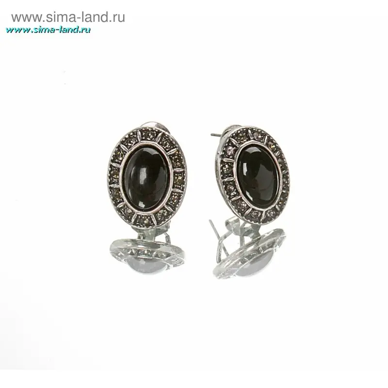 Серьги ГРАФИНЯ, овальные