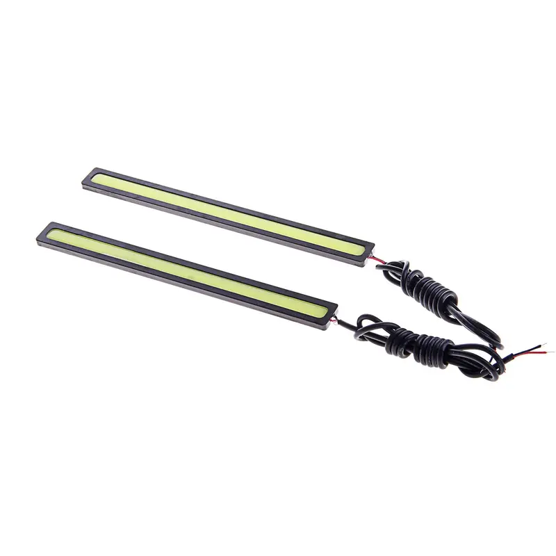 Дневные ходовые огни LED-COB, 17 см, 12 В, 2 шт., свет белый