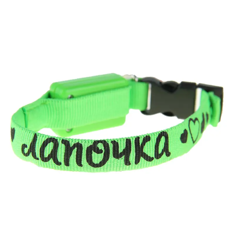 Ошейник с подсветкой "Лапочка", 27 х 1,5 см