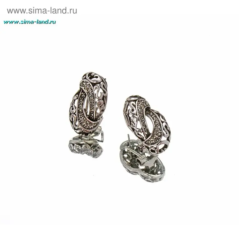 Серьги классика «Звено»