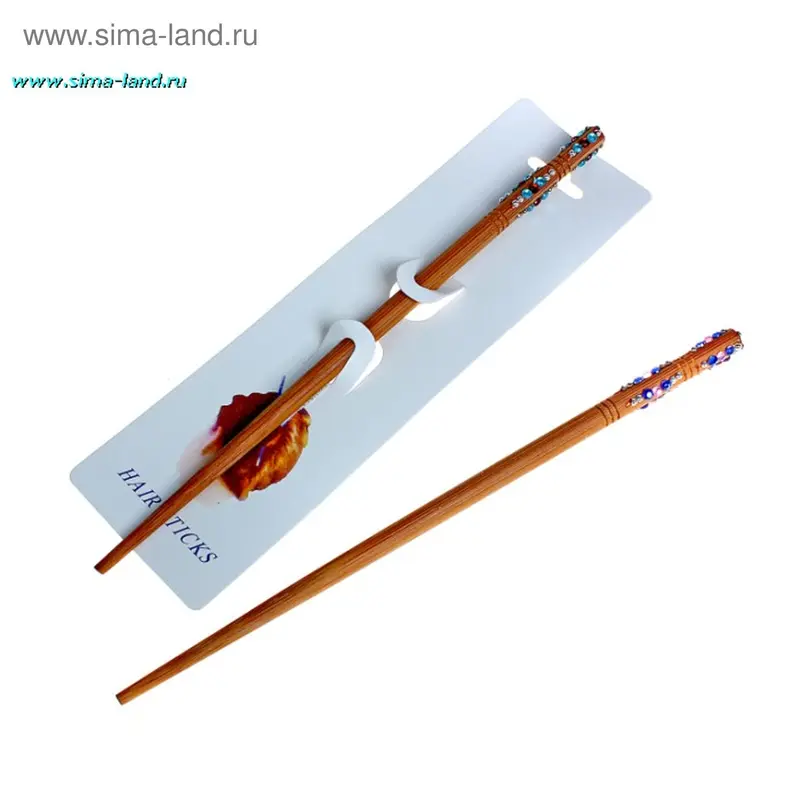 шпилька для волос камушки